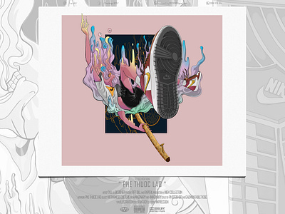HIGH COLLECTION : PHE THUOC LAO digitalpainting high illustration nike sky tobbacco