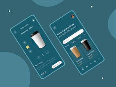 Coffee Delivery App Ui application coffee coffee add coffee add to cart coffee application coffee cup coffee to cart coffee ui design illustration inspiration interaction iteam add iteam cart iteam details moisture online coffee shop online order coffee typography ui