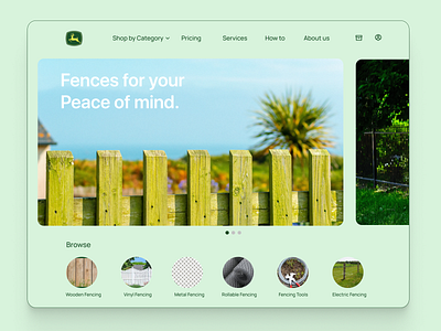 Fence online store website mockup app design branding concept design design inspiration dribbble figma illustration logo mockup online store store ui ui mockup uiux ux ux design visual design web website