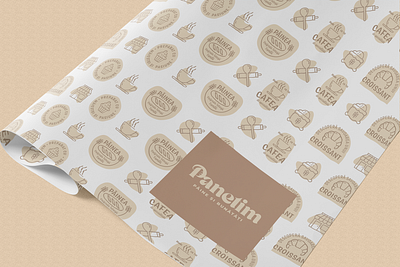 Panetim Bakery Logo Design baker bakery flour logotype