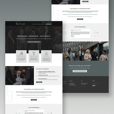 Hayden Jacques app design brand identity brand mark branding branding logo corporate logo dark website design graphic design law firm law firm website law website logo ui user interface user research web design website website design website template