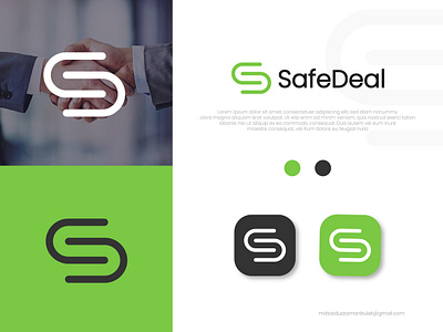 SafeDeal Logo Design branding business company logo creative logo deal dealing design graphic design letter logo logo design logo idea logo maker minimal logo minimalist modern logo safe safedeal safety simple