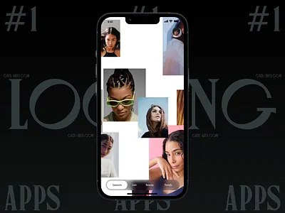 Photo App animation app fashion interface ios ios16 iphone iphone 14 mobile photo slide