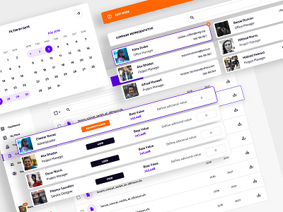 Compensation Manager — Dashboard Design Part.2 app compensation management dashboard interaction design ui ui design uiux user experience user interface ux ux design visual design