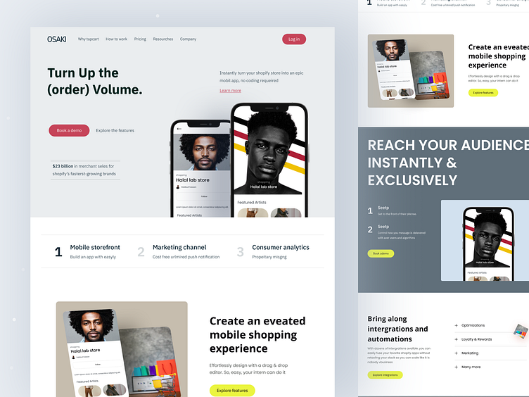 Saas Web Design by Rakibull Hassan for Dosage Studio on Dribbble