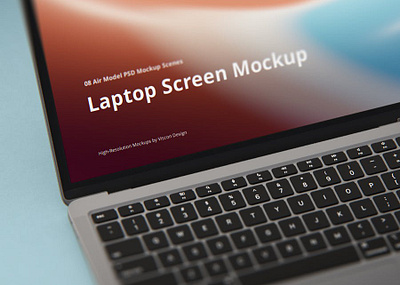 Laptop Mockup Scenes Air abstract clean device display laptop mac macbook mockup phone phone mockup presentation realistic simple smartphone theme ui ux web webpage website