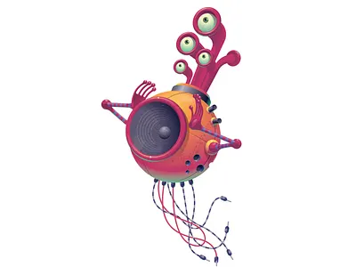 Reg alien announcement brighton festival fringe robot sound system speaker