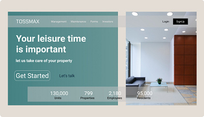 A real estate management web app.