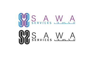 Sawa Services branding design flat icon illustration logo minimal ui ux vector