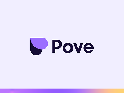 Pove | Logo design branding branding and identity design heart icon identity identity branding logo logo design logo design branding logotype love p letter unused