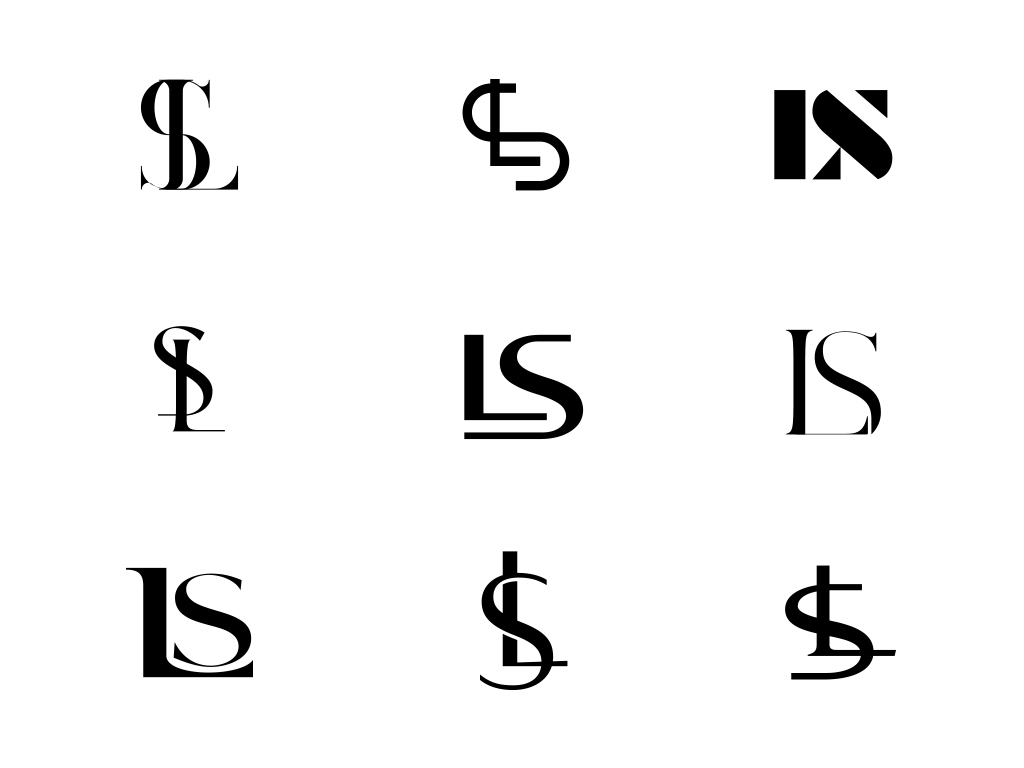 Initials Clipart Hd PNG, Initial Letter Ls Logo Design, Logo, Symbol,  Illustration PNG Image For Free Download