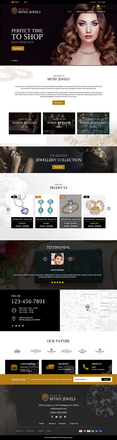 Insyde My Min Jewels branding design graphic design ui websitedesign