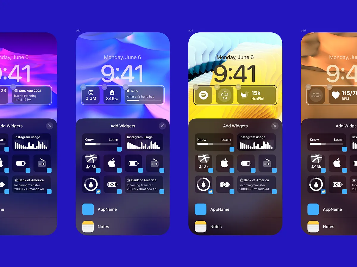Browse thousands of Ios16 Widget images for design inspiration | Dribbble