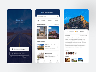 Travel App concept ui travel app ux ux design