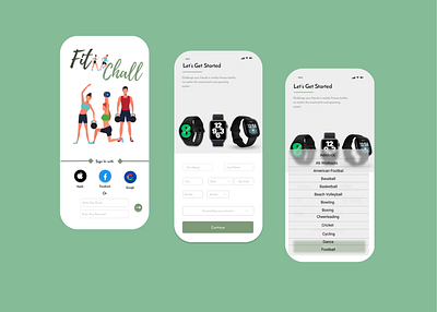 Workout App UI app design ui design workout ui