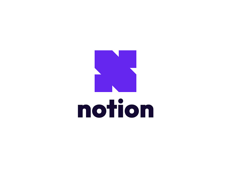 Notion Logo ( N logo ) by Rich Technologies on Dribbble