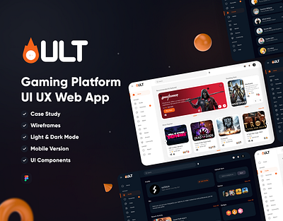 ULT - Gaming Platform UI UX Web App appdesign behance branding case study dailyui design designinspiration dribbble graphic design illustration typography ui uidesign uidesigner ux uxdesign vector web app web design webdesign