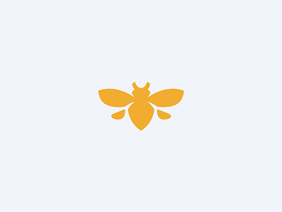 Bee Logomark animal bee honey mascot sting