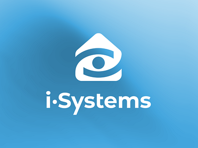 i-Systems Smart Home Technology Logo Design corporate eye home house logotype sistems smart technology