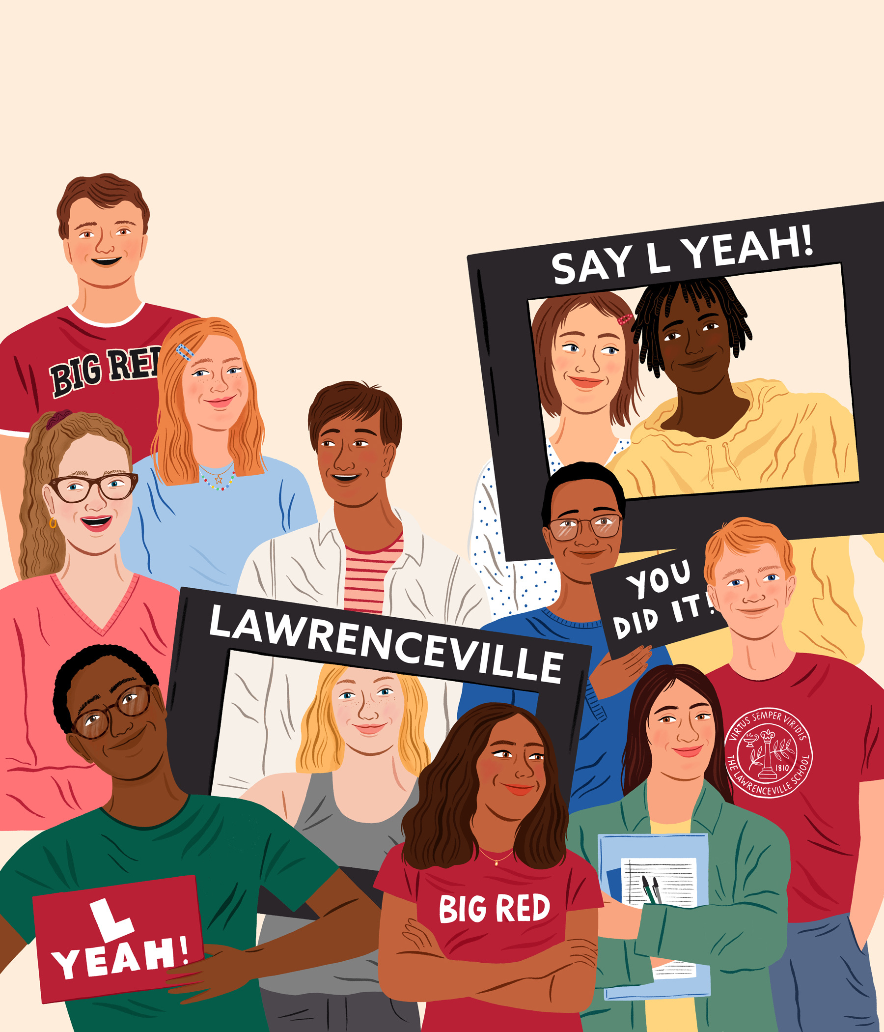 New Students amelia flower character digital editorial folioart illustration magazine cover students