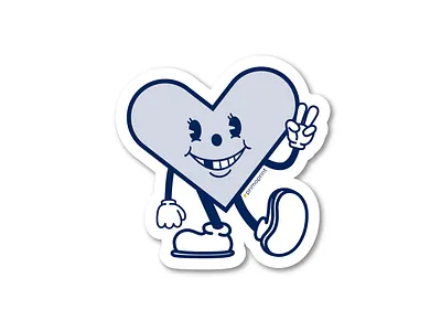 Peace Out Sticker Design blue branding cartoon design fun handout icon identity label logo logo design peace shoe sticker vector