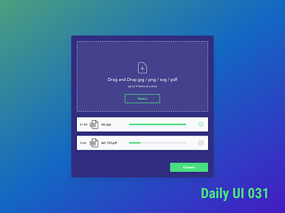 DailyUI 031 File Upload daily ui dailyui 031 dailyuichallenge file upload