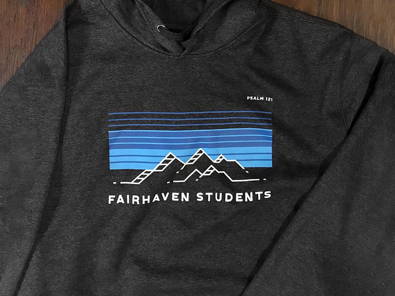 Winter Hoodie apparel church color bars hoodie illustration ministry retro shirt students type typography vintage youth