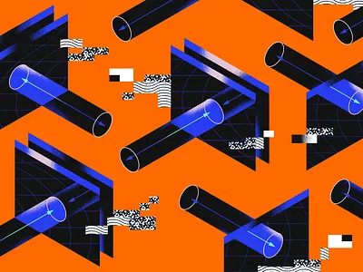 RDP & VPN abstract blue browser data editorial grid illustration information network safty texture