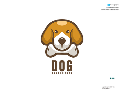 Dog Mascot Logo branding design icon illustration logo logo design logotype vector