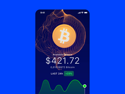 Bitcoin app 3d animation app app design bitcoin blender concept crypto cuberto mobile ui ui design video