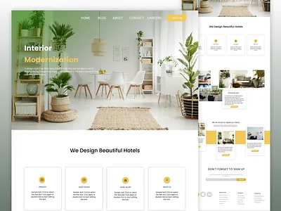 Interior website design! architect architecture art bathroom bitmatestudio clean decoration furniture home decoration homedecor interior agency interior design landing page real estate shopify ui ux visual designer website design