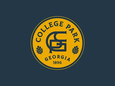 College Park Logo Concept - City Seal atlanta branding city branding city logo city seal college park georgia historic logo logo