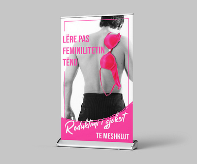 Gynecomastia in males poster design