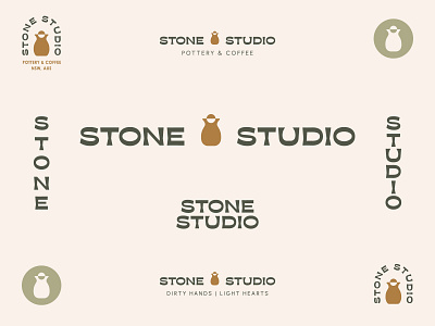 Stone Studio — Branding and Logo Design branding graphic design lockups logo logo design modern typography visual identity