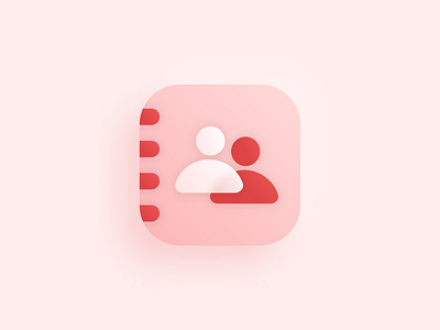 Contacts - App Icon adobe branding clean dailyui design figma figma app figma design figmadesign flat graphic design illustration illustrator logo mobile app modern photoshop simple ui