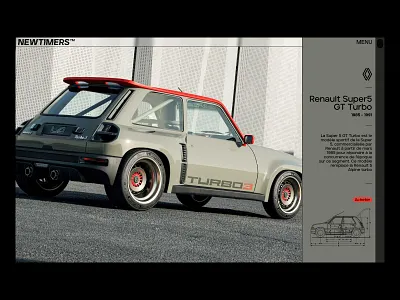 Newtimers™ — Layout car design graphic design illustration logo site ui ux vector webdesign website