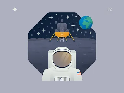 The History of Space Exploration / 12 apollo 11 armstrong astronaut earth moon nasa planet science space stars