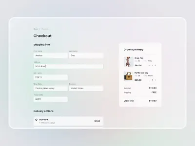 Checkout app cart checkout checkout form checkout page checkout process clean clean ui design e commerce ecommerce ecommerce app ecommerce design form design forms order shipping info shop ui ux