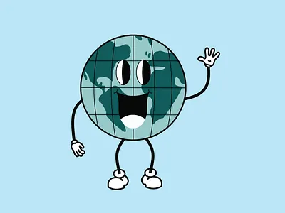 Retro Buddies characters illustrator retro