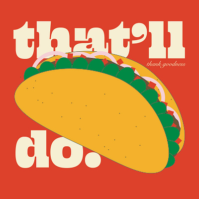 Tacos on tacos branding design illustration typography