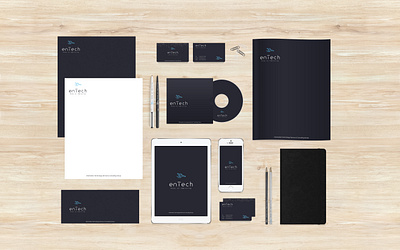 Entech Full branding branding design logo