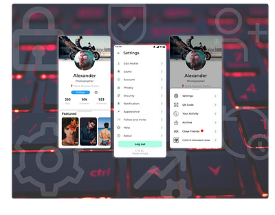 Setting Day007 adobexd appsetting behance branding creative creativedesigner dailyui day07 dribbble dribbblers figma graphic design illustration productdesign setting uidesign uiux userexperience userinterface webdesigner