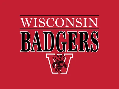 Wisconsin Vintage Graphics apparel badgers branding design football graphic graphic design illustration logo type vector wisconsin