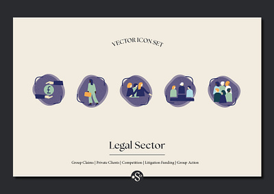 Vector Icon Set - Legal Sector 2 branding design graphic design icon set icons illustration logo vector