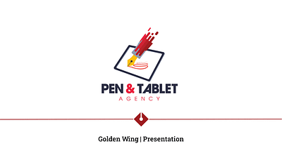 Golden Wing Pitch Deck branding design graphic design illustration logo typography ui