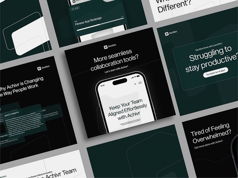 Archivr. - Social Media Design - Instagram Post - Banner Ads