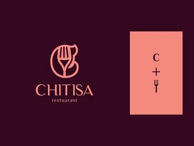 Restaurant logo brand identity branding c cafe clogo design icon letter logo logo design logos restaurant spoon