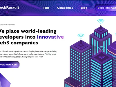 UK Web 3 Recruitment Site 🕸️ 3d branding figma graphic design ui webflow
