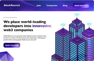 UK Web 3 Recruitment Site 🕸️ 3d branding figma graphic design ui webflow