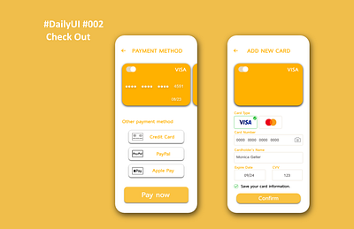 DailyUI002 -Credit card checkout UI- app dailyui design graphic design ui uidesign